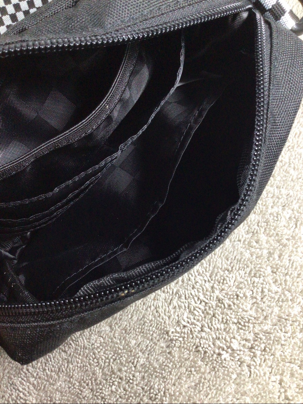 Vans Black with Black & White Checkerboard Crossbody Bag - Picture 4 of 4